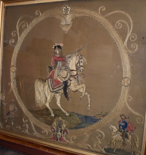 UNUSUAL LARGE CIVIL WAR RELATED NEEDLEWORK - ADDITIONAL PHOTO 6
