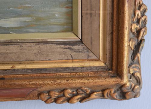VENETIAN OIL PAINTING BY JEANBAPTISTE VALENTINELLI - ADDITIONAL PHOTO 3
