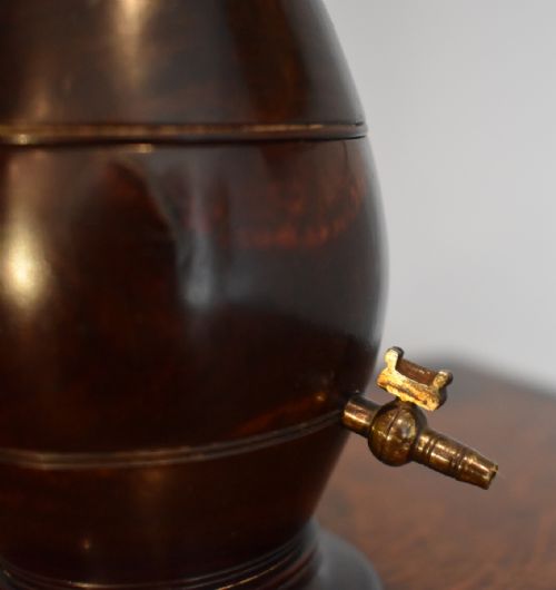 TREEN LIGNUM VITAE BARREL STRING HOLDER - ADDITIONAL PHOTO 5