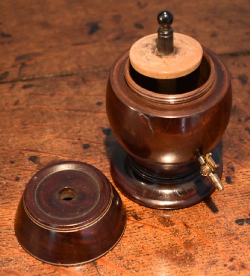 TREEN LIGNUM VITAE BARREL STRING HOLDER - ADDITIONAL PHOTO 7