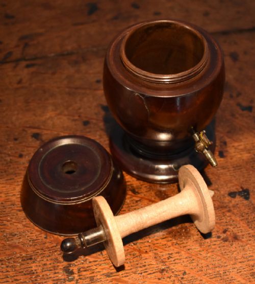 TREEN LIGNUM VITAE BARREL STRING HOLDER - ADDITIONAL PHOTO 8