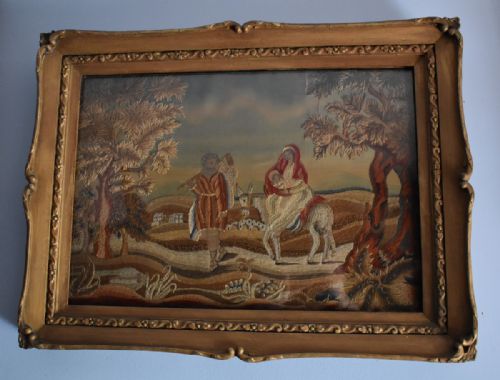 REGENCY NEEDLEWORK 'THE FLIGHT INTO EGYPT' - ADDITIONAL PHOTO 1