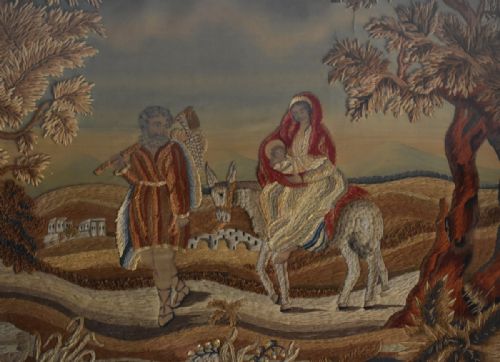 REGENCY NEEDLEWORK 'THE FLIGHT INTO EGYPT' - ADDITIONAL PHOTO 3