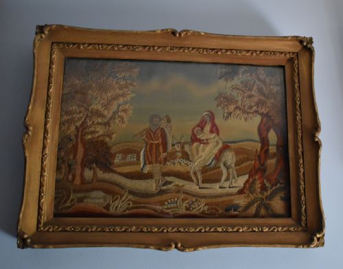 REGENCY NEEDLEWORK 'THE FLIGHT INTO EGYPT' - ADDITIONAL PHOTO 4