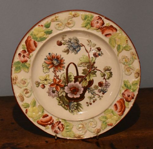 fine victorian children's plate - CATEGORY: ANTIQUE PLATES - DATED VICTORIAN