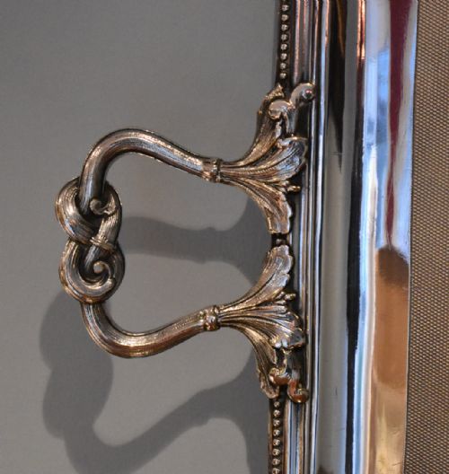 FINE VERY LARGE SILVER PLATE TRAY - ADDITIONAL PHOTO 3