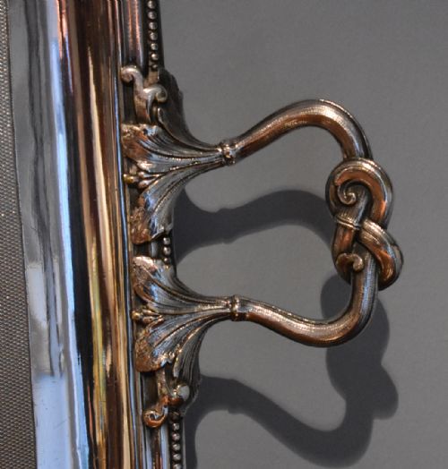FINE VERY LARGE SILVER PLATE TRAY - ADDITIONAL PHOTO 4