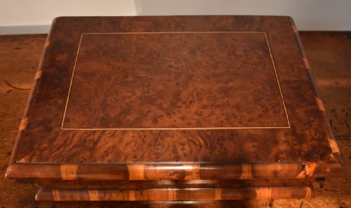 RARE BUR YEW DEED BOX - ADDITIONAL PHOTO 4