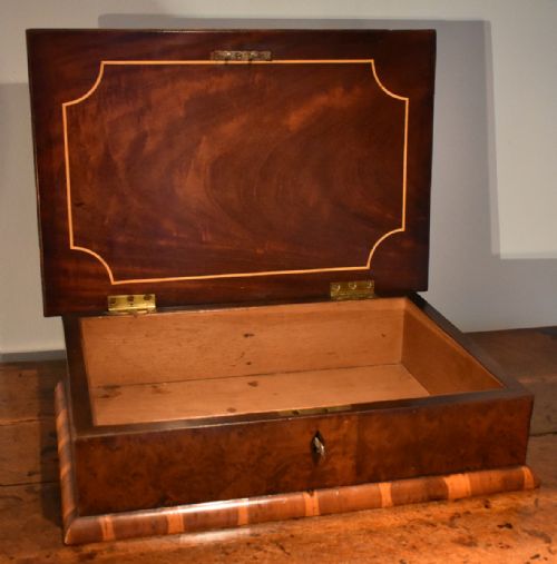 RARE BUR YEW DEED BOX - ADDITIONAL PHOTO 8