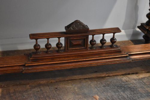 WALNUT WRITING OR LIBRARY TABLE - ADDITIONAL PHOTO 6