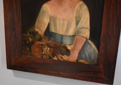 REGENCY NAIVE OIL PORTRAIT OF A CHILD - ADDITIONAL PHOTO 6