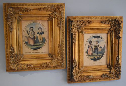 CHARMING PAIR OF VICTORIAN PRINTS OF CHILDREN - ADDITIONAL PHOTO 1