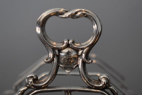 FINE VICTORIAN SILVER TOAST RACK BY BARNARD'S - ADDITIONAL PHOTO 4