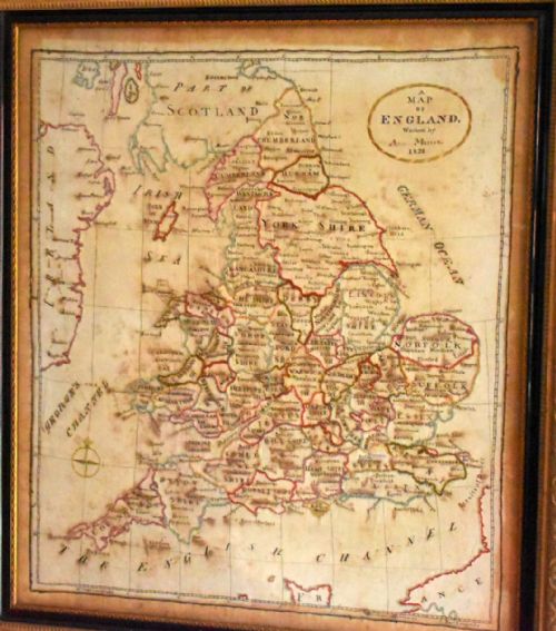 FINE LATE GEORGIAN NEEDLEWORK MAP SAMPLER - ADDITIONAL PHOTO 2
