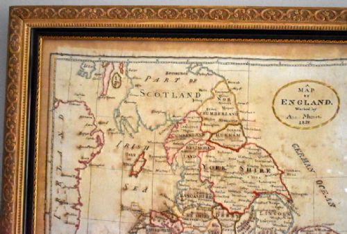 FINE LATE GEORGIAN NEEDLEWORK MAP SAMPLER - ADDITIONAL PHOTO 4