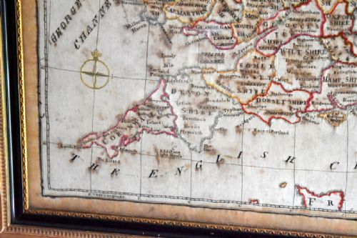 FINE LATE GEORGIAN NEEDLEWORK MAP SAMPLER - ADDITIONAL PHOTO 7