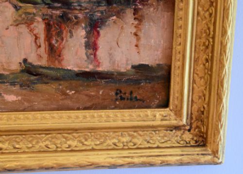POST IMPRESSIONIST DUTCH LANDSCAPE OIL PAINTING - ADDITIONAL PHOTO 5