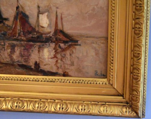 DUTCH POST IMPRESSIONIST OIL PAINTING - ADDITIONAL PHOTO 4