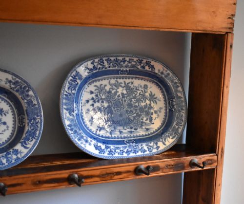SMALL FINE DELFT OR PLATE RACK IN PINE - ADDITIONAL PHOTO 3