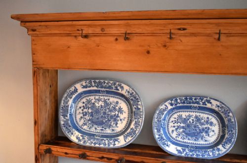 SMALL FINE DELFT OR PLATE RACK IN PINE - ADDITIONAL PHOTO 4