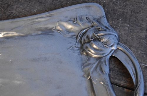 FINE FRENCH ART NOUVEAU TRAY - ADDITIONAL PHOTO 2