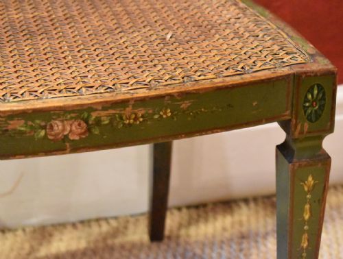 SUPERB GEORGIAN STYLE PAINTED CHAIR - ADDITIONAL PHOTO 7