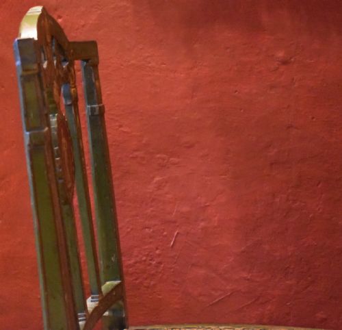 SUPERB GEORGIAN STYLE PAINTED CHAIR - ADDITIONAL PHOTO 8