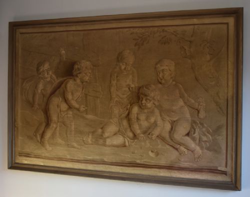 SUPERB LARGE TROMPE L'OEIL OIL PAINTING - ADDITIONAL PHOTO 2