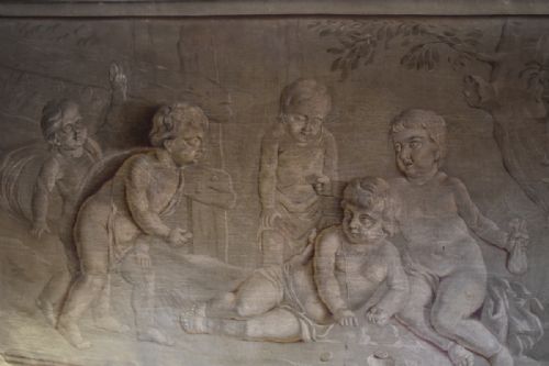 SUPERB LARGE TROMPE L'OEIL OIL PAINTING - ADDITIONAL PHOTO 4