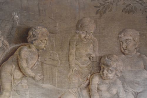 SUPERB LARGE TROMPE L'OEIL OIL PAINTING - ADDITIONAL PHOTO 5