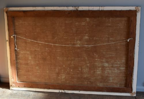 SUPERB LARGE TROMPE L'OEIL OIL PAINTING - ADDITIONAL PHOTO 12