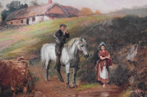 WILSON HEPPLE HIGHLAND LANDSCAPE OIL PAINTING - ADDITIONAL PHOTO 7