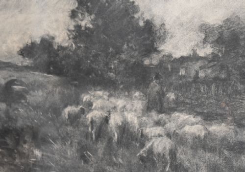 CHARCOAL DRAWING BY JACOB MARIS HAGUE SCHOOL - ADDITIONAL PHOTO 4