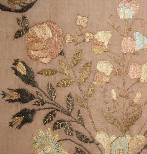 GEORGIAN NEEDLEWORK SAMPLER WITH ANIMALS - ADDITIONAL PHOTO 7