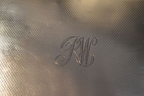 A SMALL SOLID SILVER DRINKS TRAY - ADDITIONAL PHOTO 2