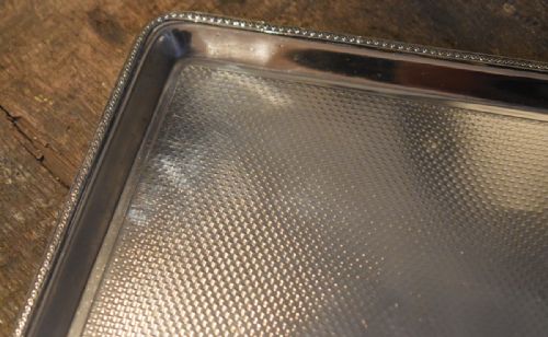 A SMALL SOLID SILVER DRINKS TRAY - ADDITIONAL PHOTO 3