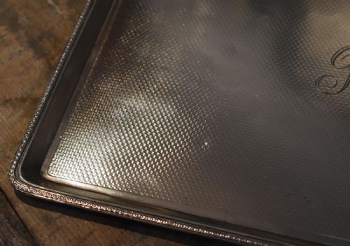 A SMALL SOLID SILVER DRINKS TRAY - ADDITIONAL PHOTO 5