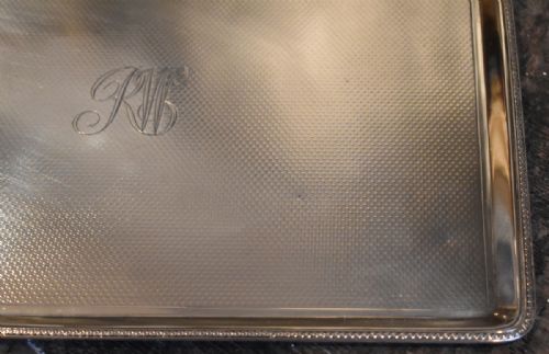 A SMALL SOLID SILVER DRINKS TRAY - ADDITIONAL PHOTO 6