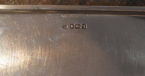 A SMALL SOLID SILVER DRINKS TRAY - ADDITIONAL PHOTO 9