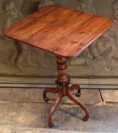 SUPERB REGENCY FRUITWOOD TILT TOP TABLE - ADDITIONAL PHOTO 1