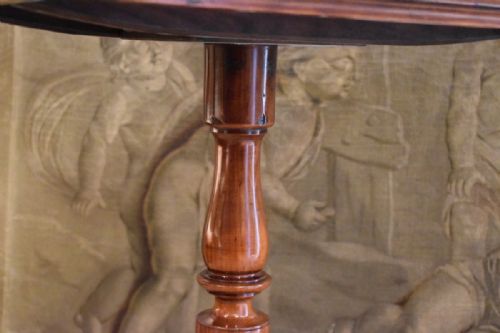 SUPERB REGENCY FRUITWOOD TILT TOP TABLE - ADDITIONAL PHOTO 5