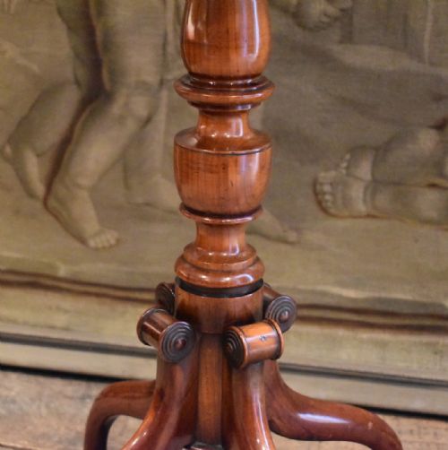 SUPERB REGENCY FRUITWOOD TILT TOP TABLE - ADDITIONAL PHOTO 6