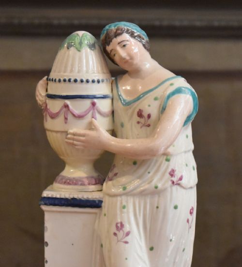 PAIR OF EARLY STAFFORDSHIRE FIGURES - ADDITIONAL PHOTO 1