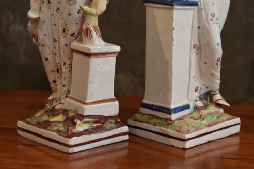 PAIR OF EARLY STAFFORDSHIRE FIGURES - ADDITIONAL PHOTO 5