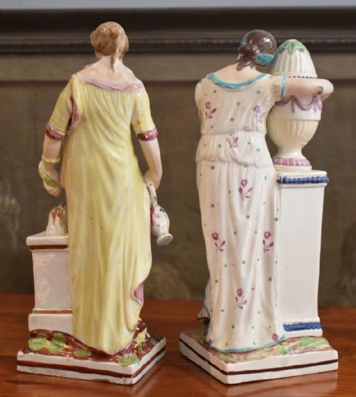PAIR OF EARLY STAFFORDSHIRE FIGURES - ADDITIONAL PHOTO 6