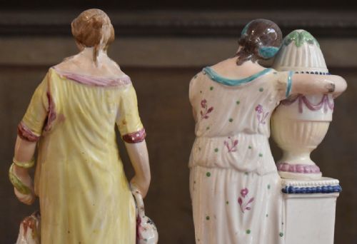 PAIR OF EARLY STAFFORDSHIRE FIGURES - ADDITIONAL PHOTO 7