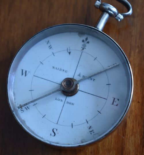 GEORGIAN SILVER COMPASS - ADDITIONAL PHOTO 2