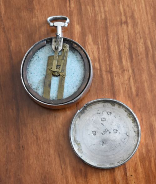GEORGIAN SILVER COMPASS - ADDITIONAL PHOTO 6
