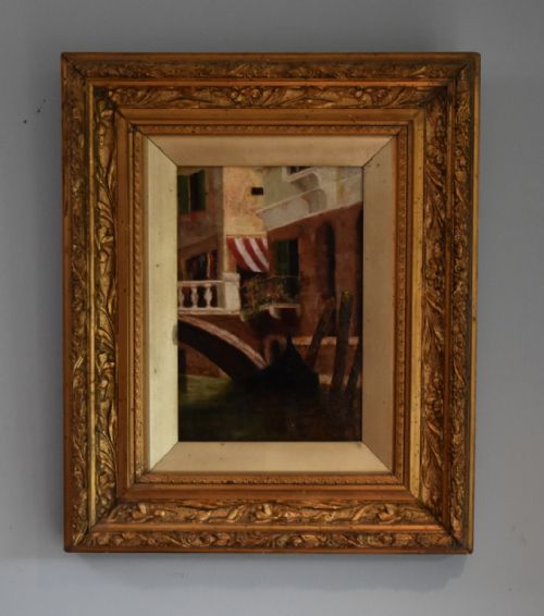 OIL PAINTING OF VENICE BY EDWARD H BEARNE - ADDITIONAL PHOTO 1