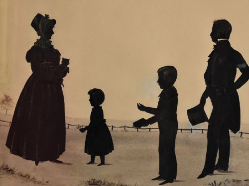 LATE REGENCY FAMILY GROUP SILHOUETTE - ADDITIONAL PHOTO 2